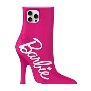 Barbie Hot Pink Heeled Boot Phone Case